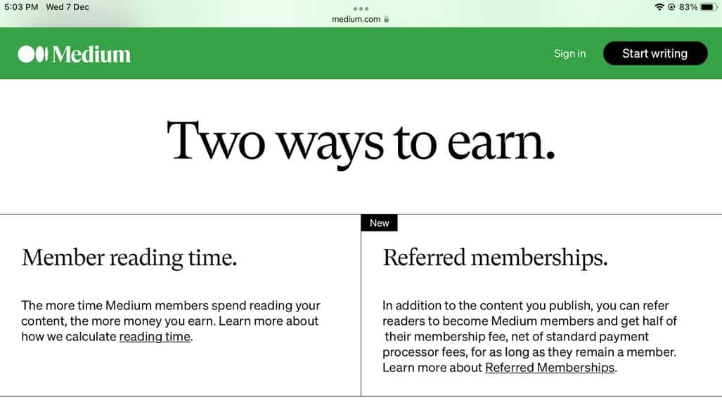 make money on medium