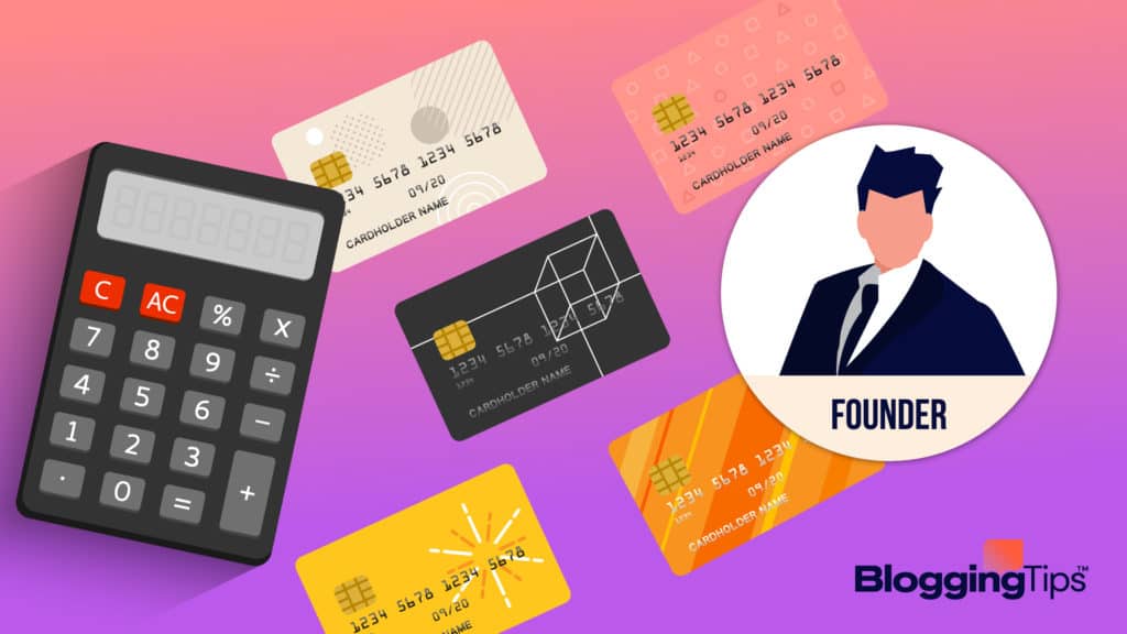 vector graphic showing an illustration of elements related to the best business credit cards for startups