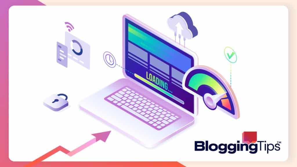 vector graphic showing an illustration of elements related to the fastest web hosting