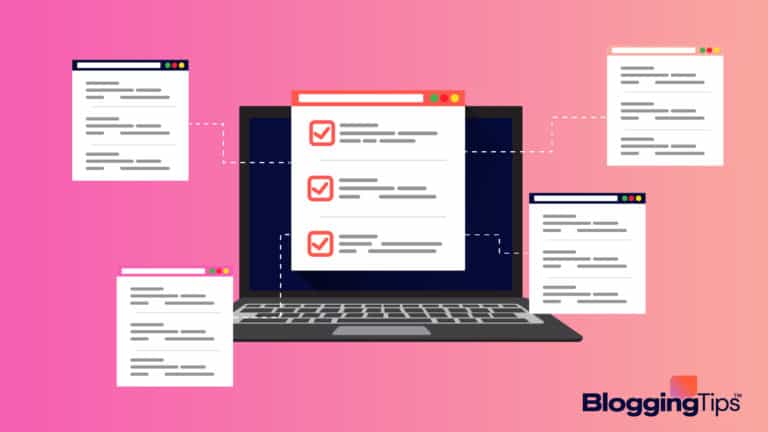 vector graphic showing an illustration of link building strategies