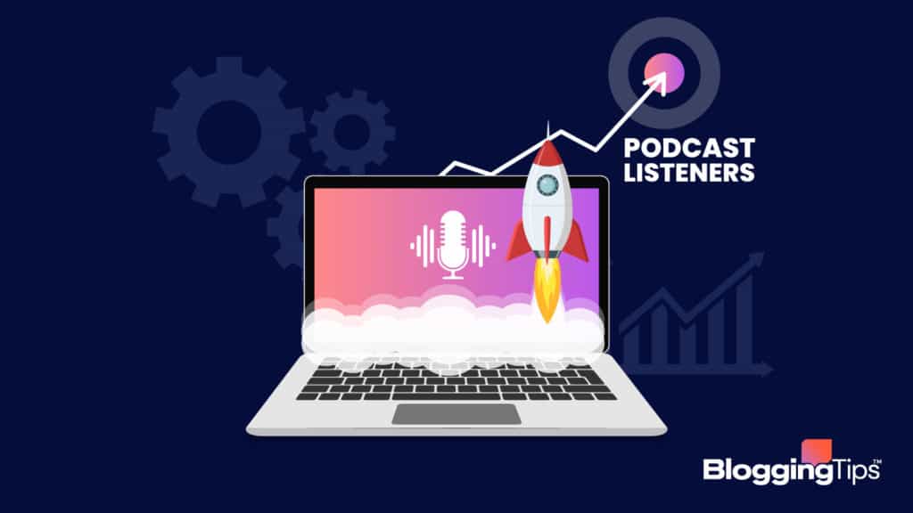 image showing a vector illustration of podcast seo