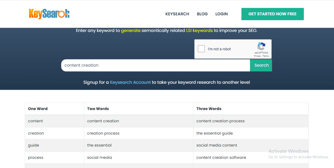 03 using KeySearch to generate LSI keywords