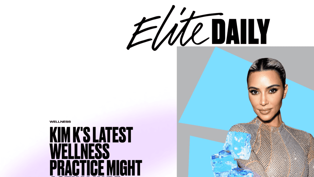 screenshot of the elite daily homepage