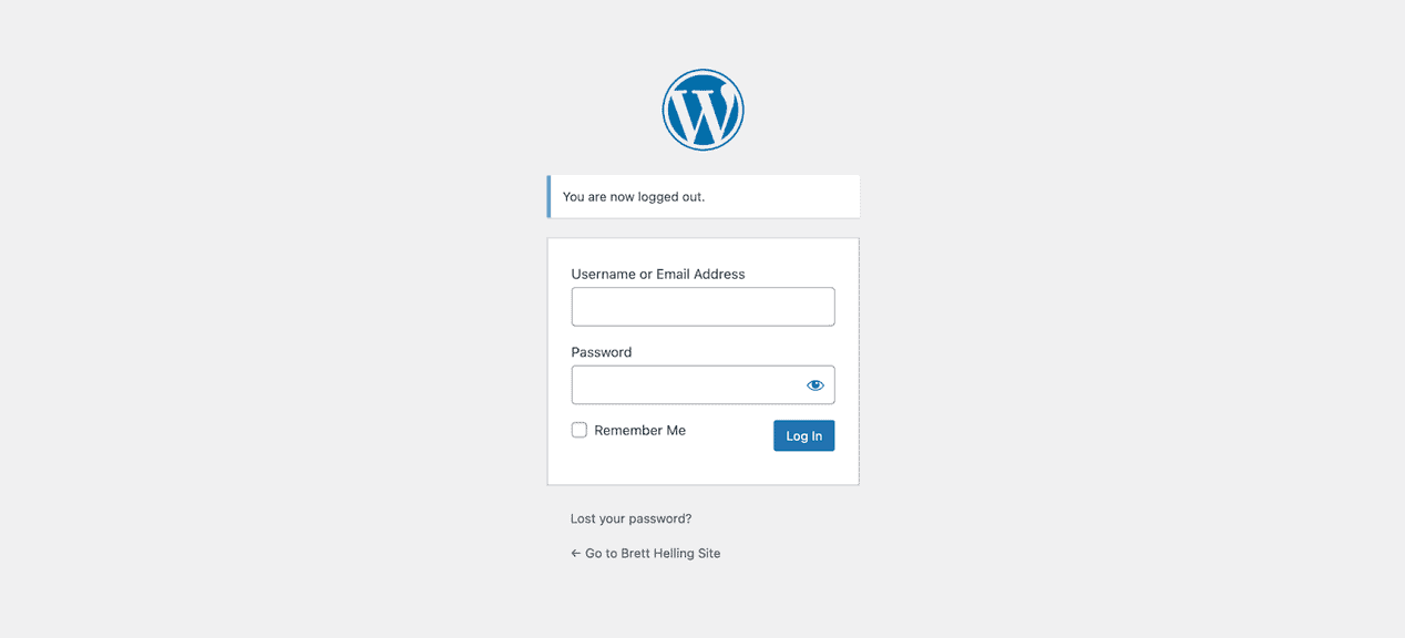 Login to WordPress for installing WP plugins manually step 01