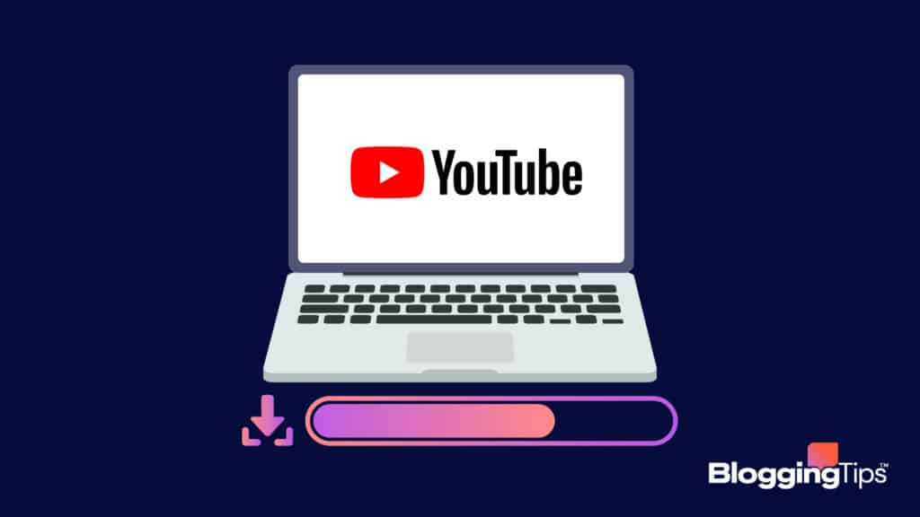 vector graphic showing an icon that illustrations how to download youtube videos